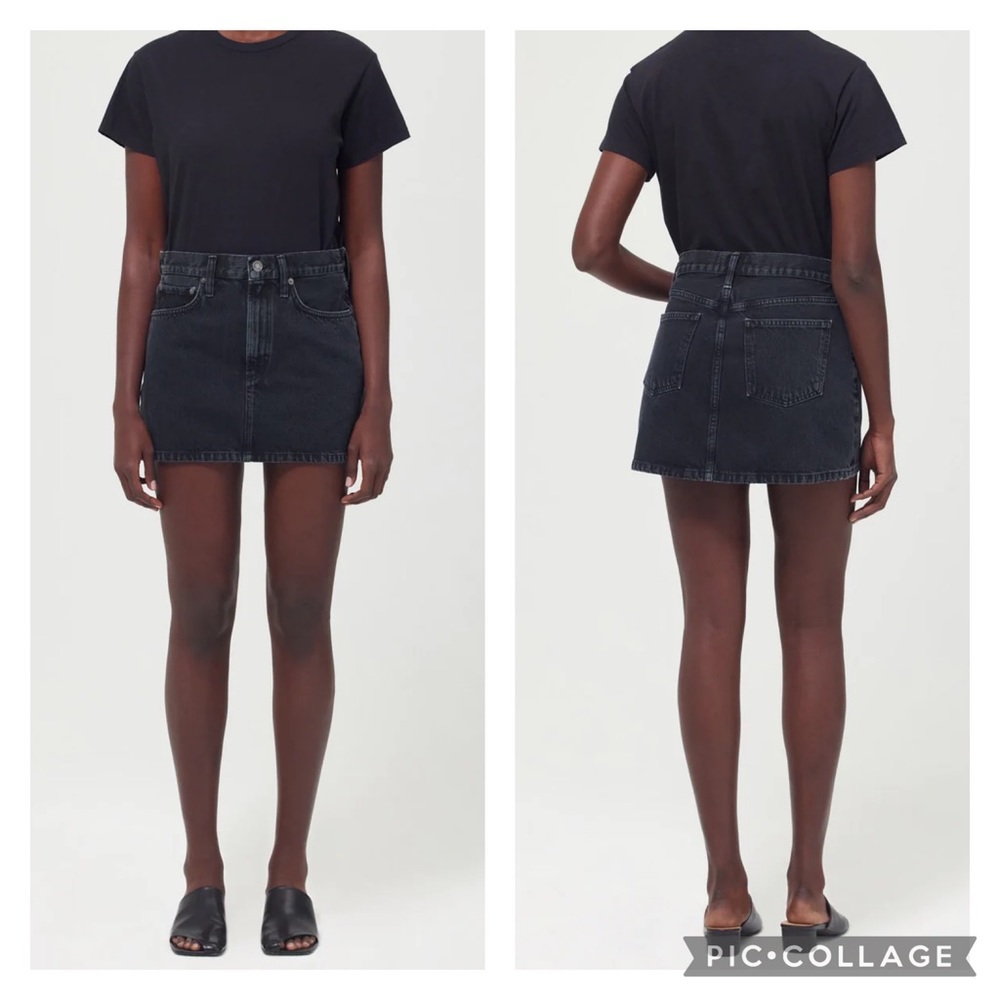❌❌SOLD❌❌ Agolde Kat High Rise Denim Mini Skirt Size 25